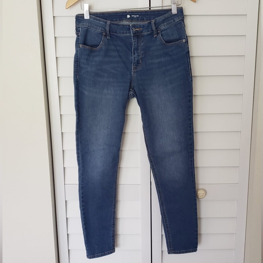 Old Navy Women's Super Skinny Ankle Jeans Mid Rise Size 6